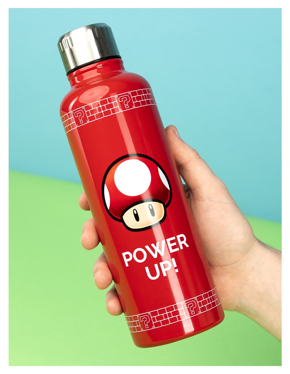 Botella de agua Nintendo Super Mario toad de acero inoxidable unisex
