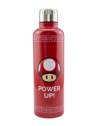 Botella de agua Nintendo Super Mario toad de acero inoxidable unisex