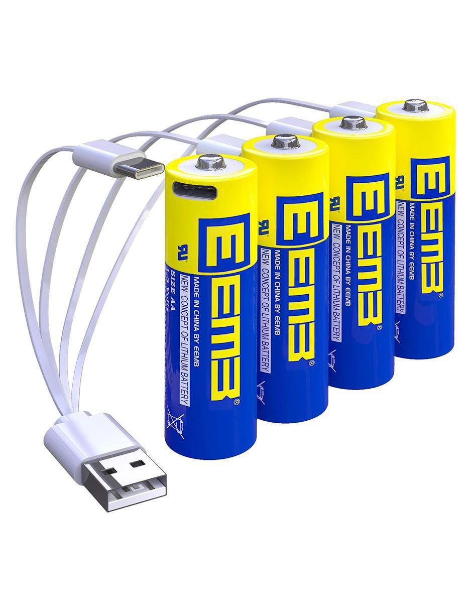 Paquete de pilas AA ión de litio 1.5 V