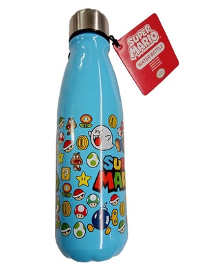 Botella de agua Nintendo Super Mario infantil unisex