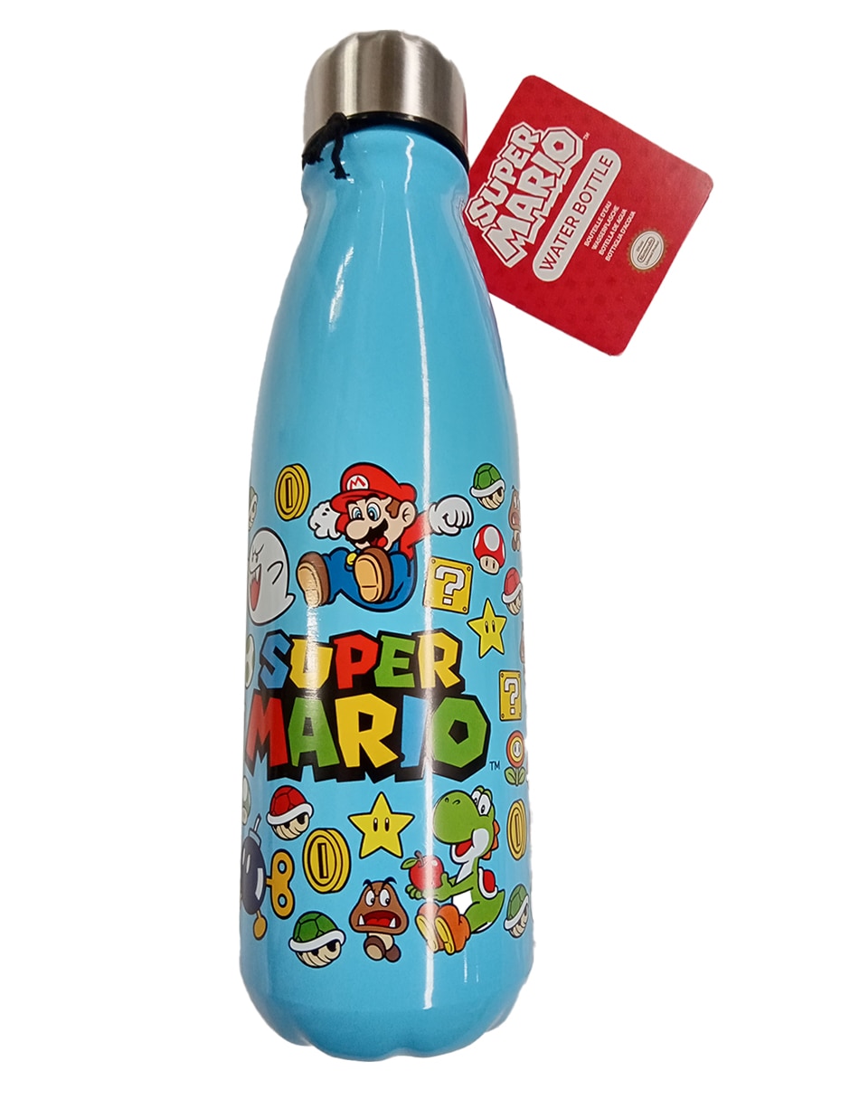 Botella de agua Nintendo Super Mario infantil unisex