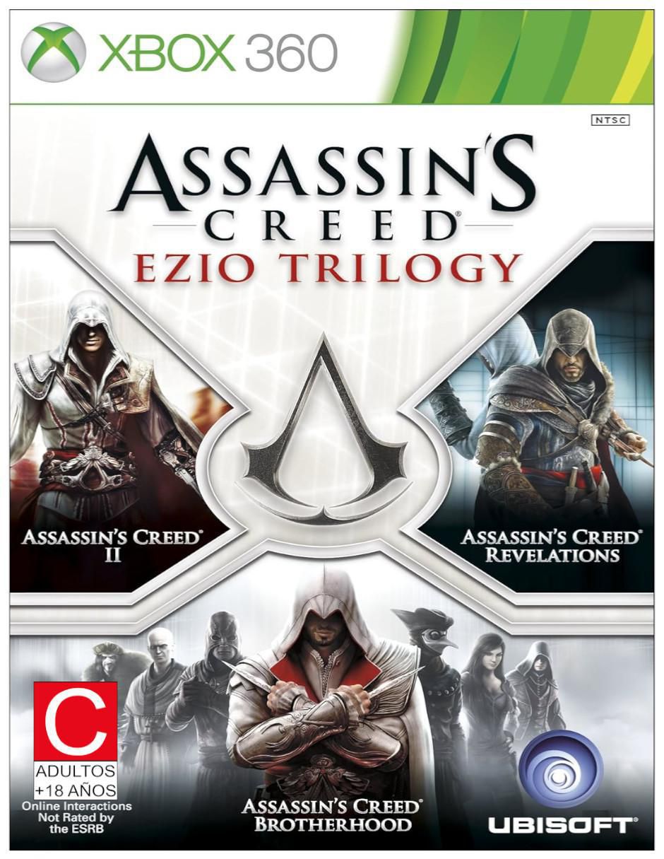 Assassins Creed Ezio Trilogy estándar para xbox 360