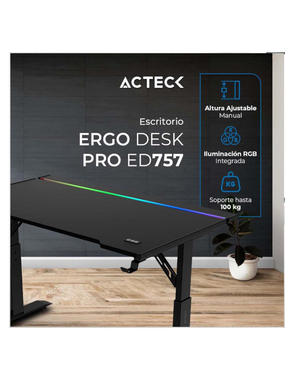 Escritorio armable Ergo Desk Pro ed757 de metal 5