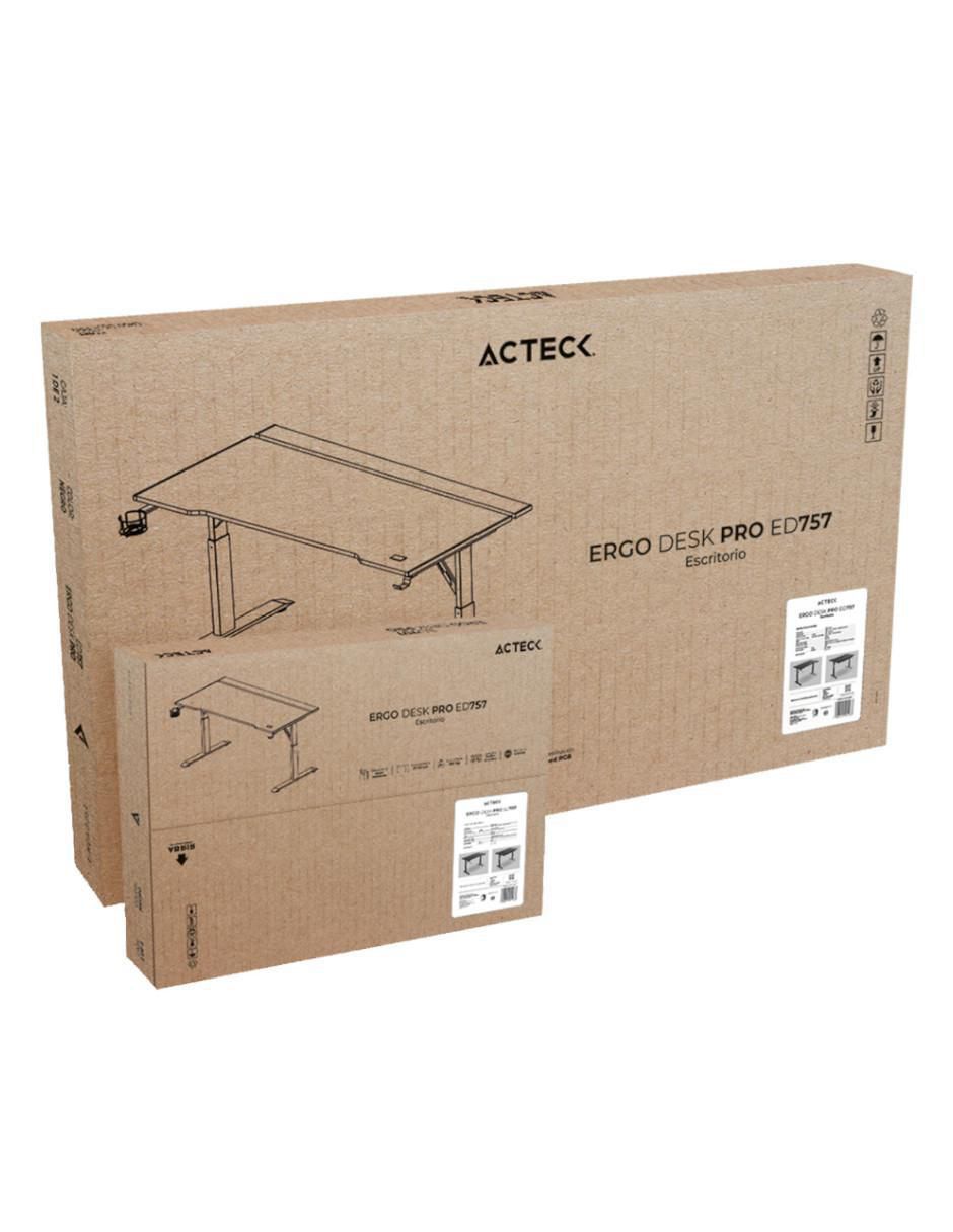 Escritorio armable Ergo Desk Pro ed757 de metal 3