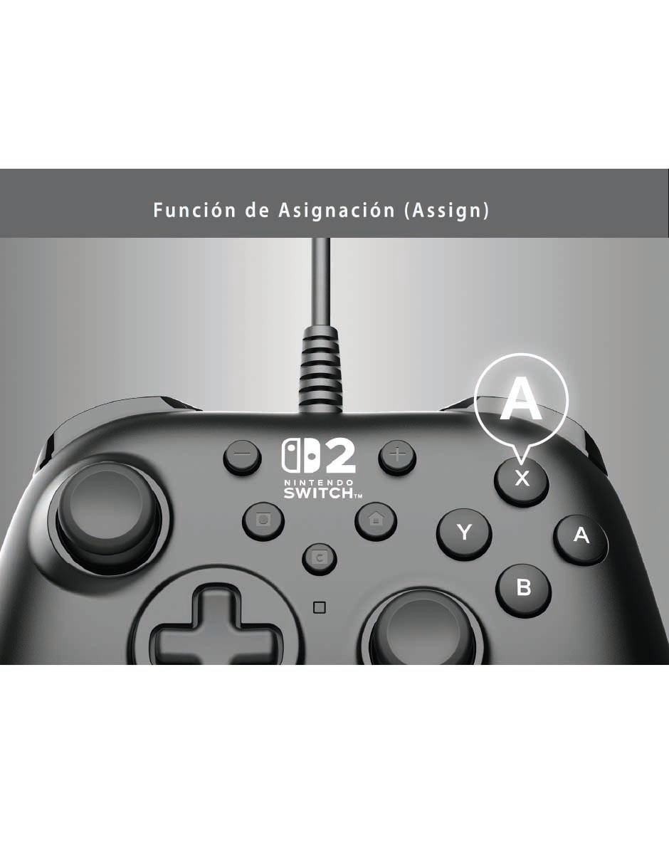 Control alámbrico para Nintendo Switch 2 Control alámbrico para Nintendo Switch 2