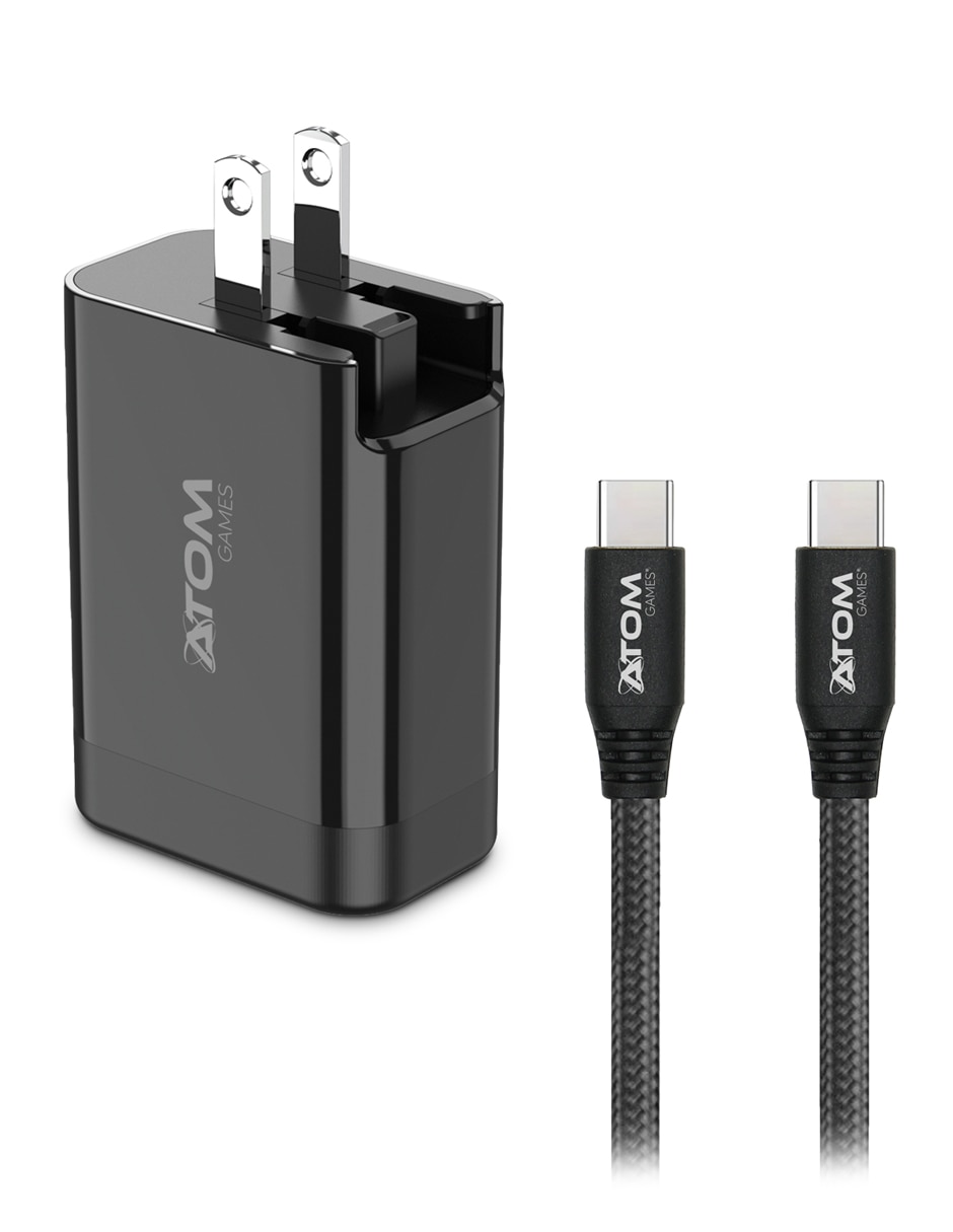 Cargador pared Atom Games AGNSWO-002D USB tipo C 45 W