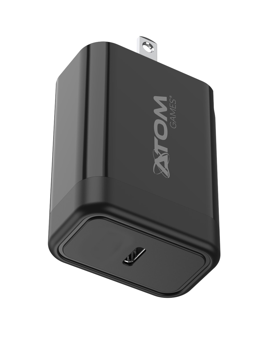 Cargador pared Atom Games AGNSWO-002D USB tipo C 45 W