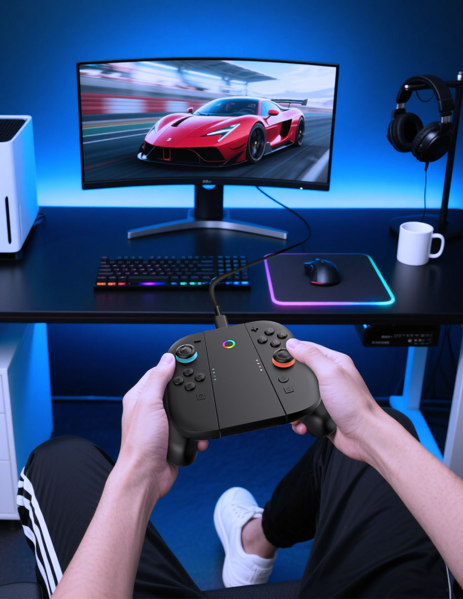 Cargador de control Nintendo Ground Gaming USB tipo C 6 W