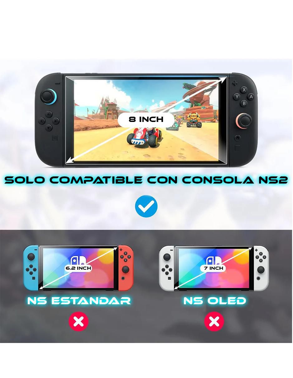 Mica para consola Store Cline N-Switch 2 de cristal templado