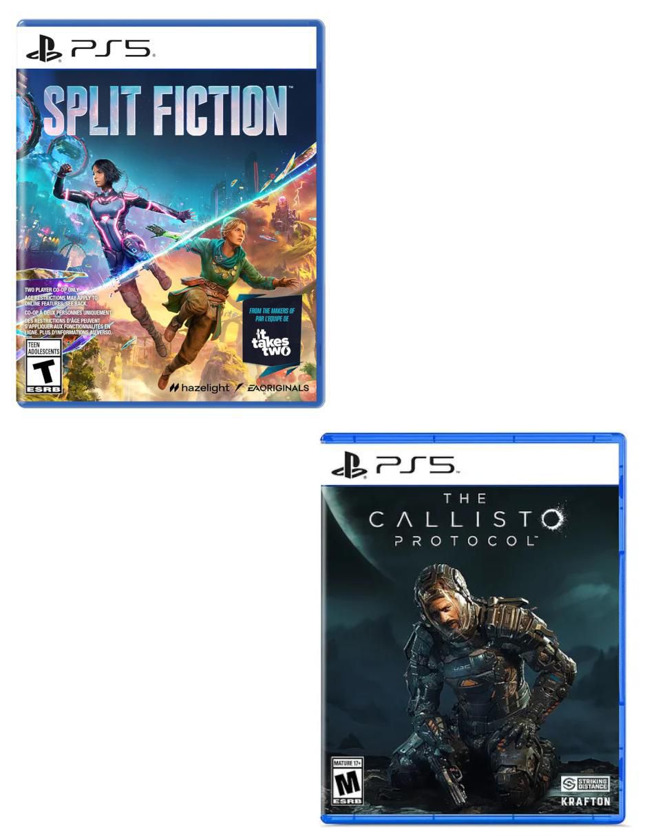 Split Fiction + The Callisto Protocol bundle para PS5