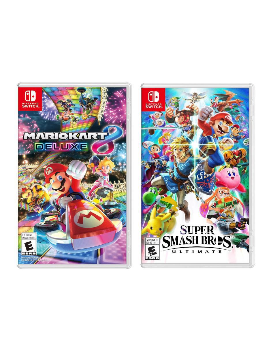 Super Smash Bros Ultimate + Mario Kart 8 Deluxe bundle para nintendo switch Super Smash Bros Ultimate + Mario Kart 8 Deluxe bundle para nintendo switch