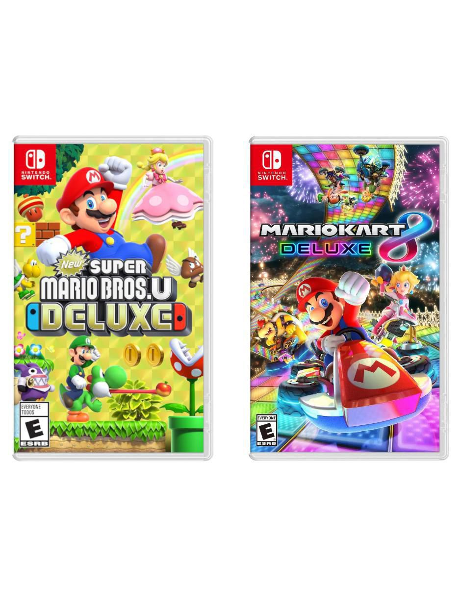 New Super Mario Bros U Deluxe + Mario Kart 8 Deluxe bundle para nintendo switch New Super Mario Bros U Deluxe + Mario Kart 8 Deluxe bundle para nintendo switch