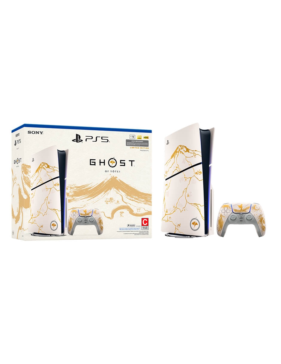 Consola PS5 de 1 TB edición limitada Ghost Of Yotei