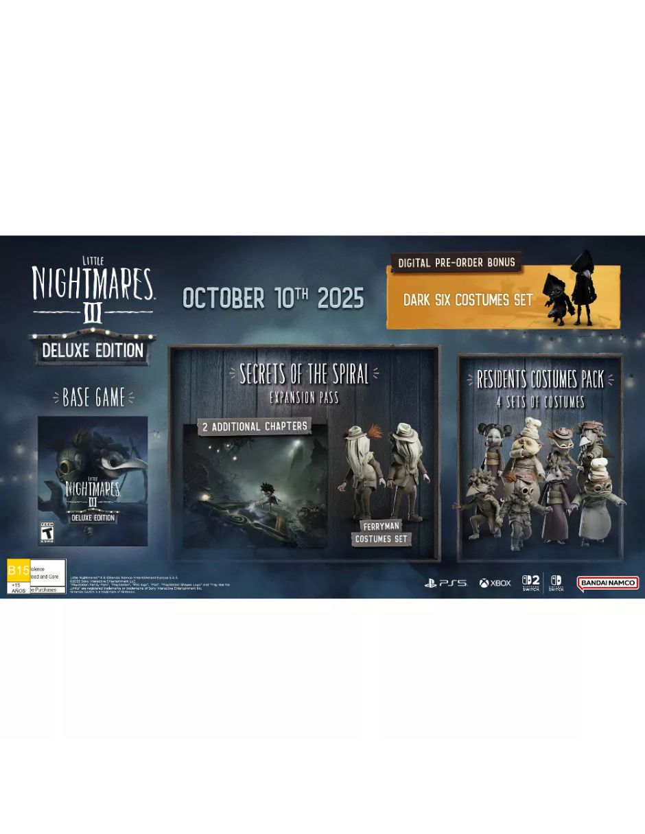 Little Nightmares III deluxe para nintendo switch 6