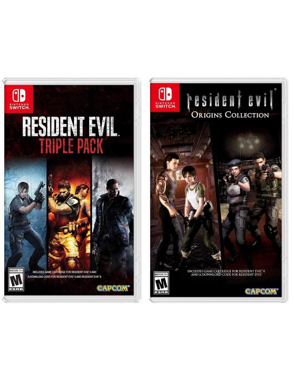 Resident Evil Triple Pack + Resident Evil Origins Collection bundle para Switch Resident Evil Triple Pack + Resident Evil Origins Collection bundle para Switch