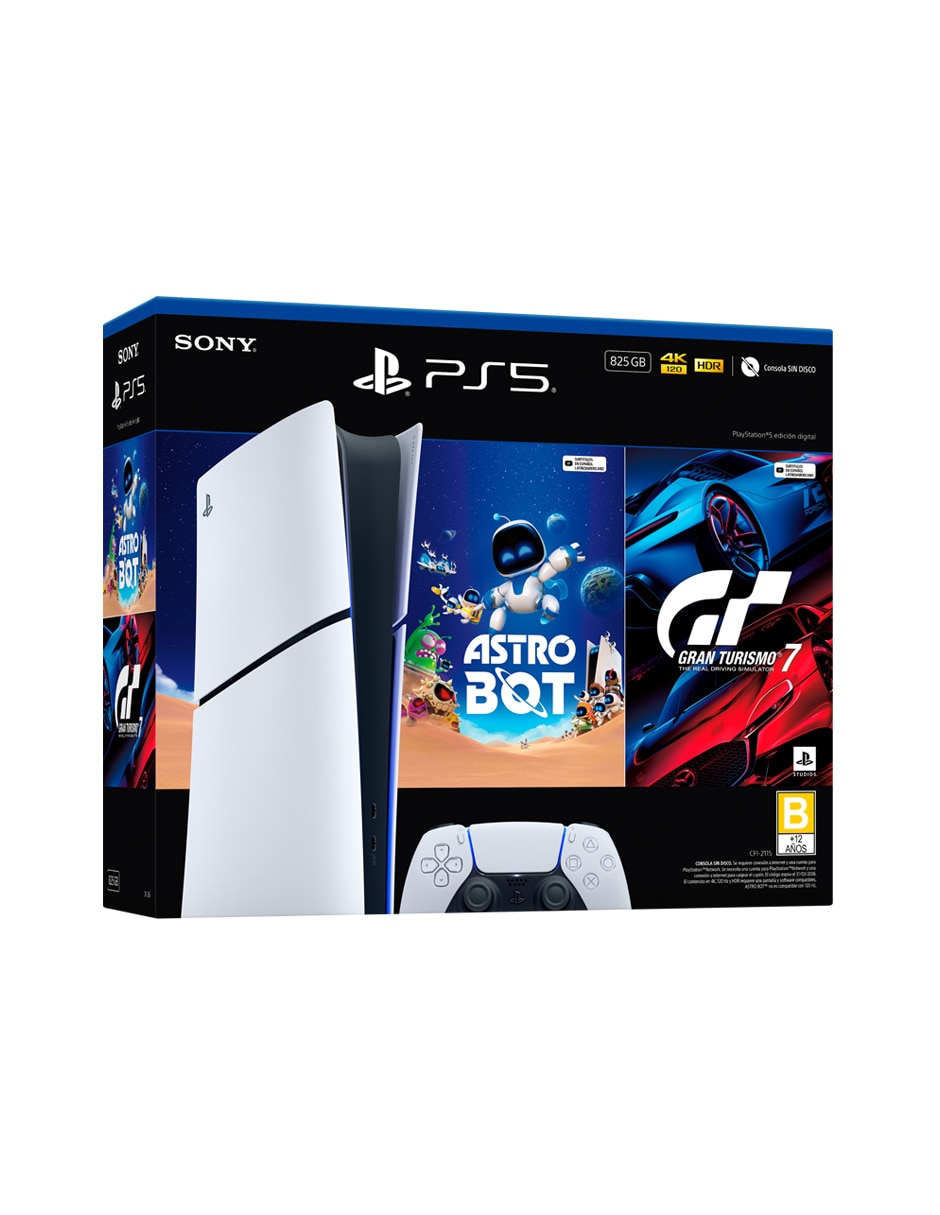 PLAYSTATION Consola PS5 de 825 GB edición bundle PlayStation