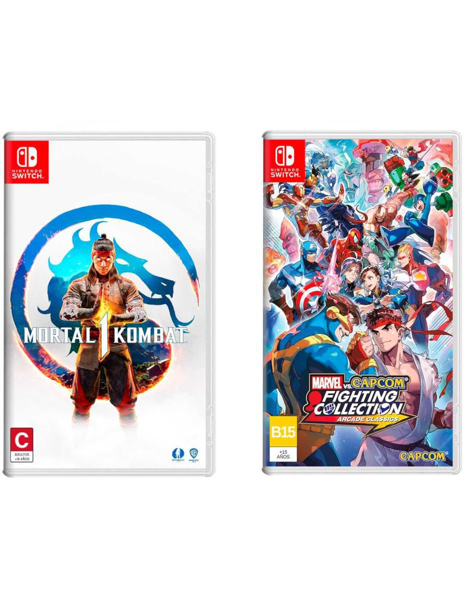 Marvel vs Capcom Fighting Collection: Arcade Classics + Mortal Kombat 1 Nintendo bundle para Nintendo Switch