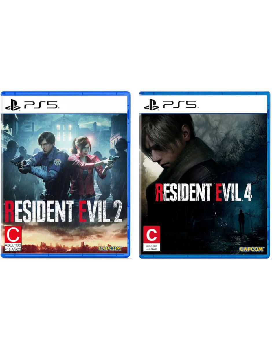 Resident Evil 2 + Resident Evil 4 Playstation bundle para PS5