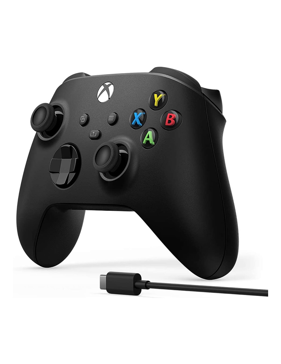 Control Xbox carbon black inalámbrico