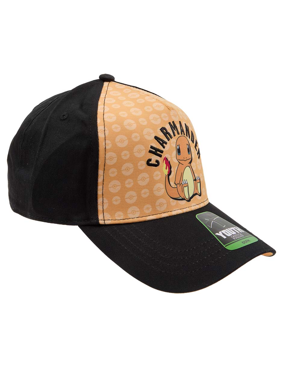Gorra visera curva snapback casual Pokémon Charmander infantil Gorra visera curva snapback casual Pokémon Charmander infantil