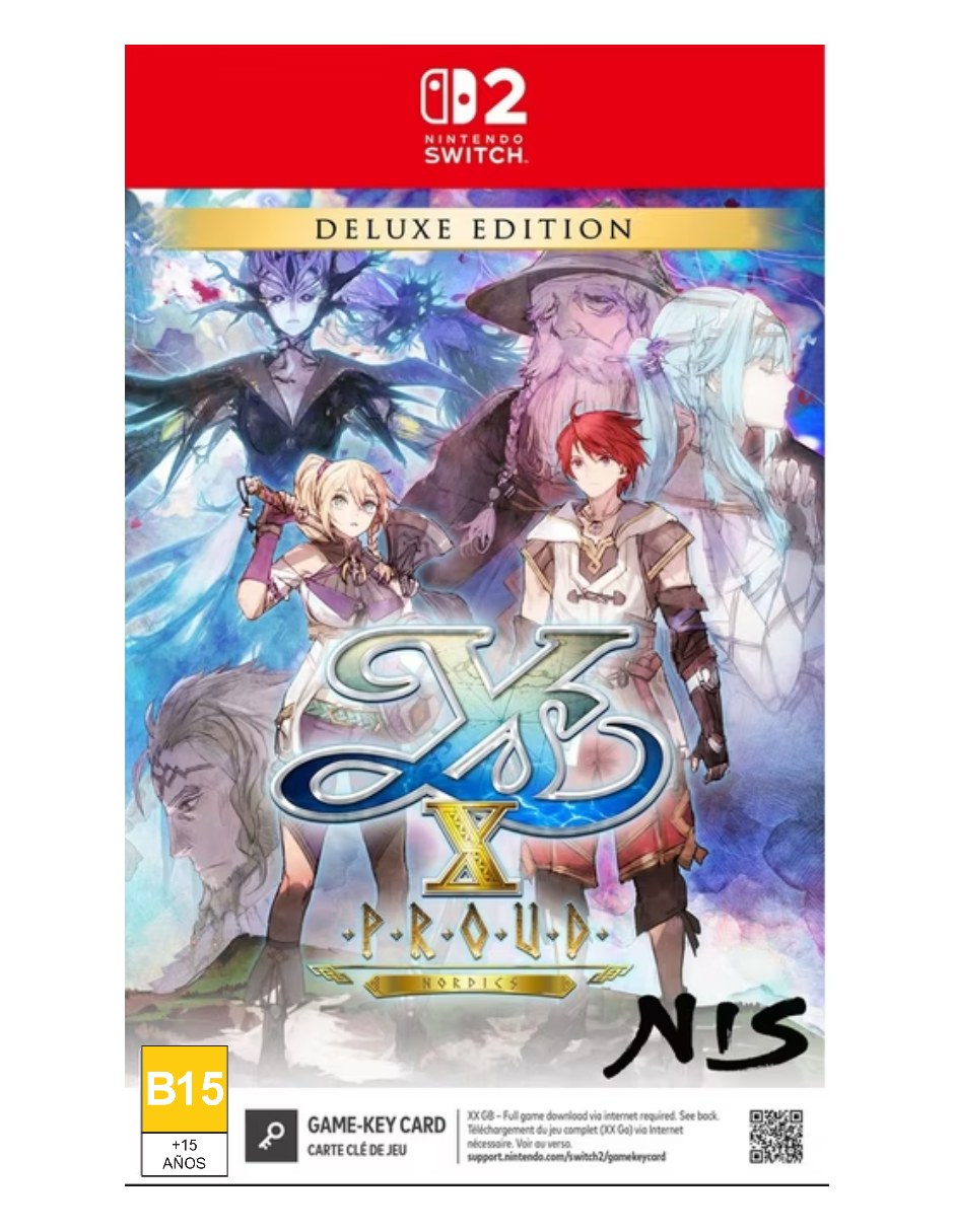 Ys X: Proud Nordics deluxe para nintendo switch 2 Ys X: Proud Nordics deluxe para nintendo switch 2