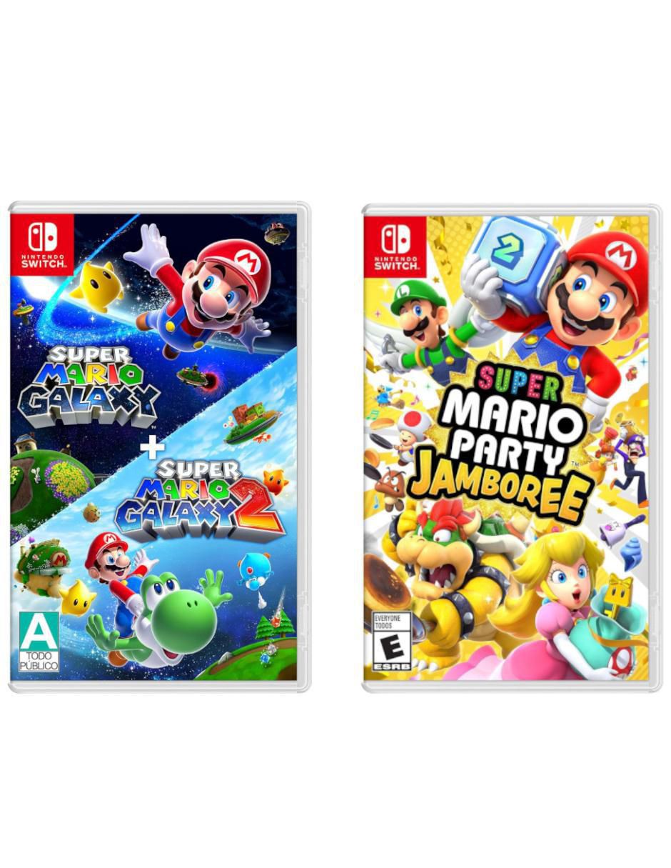 Super Mario Galaxy + Super Mario Galaxy 2 + Super Mario Party Jamboree bundle para Switch