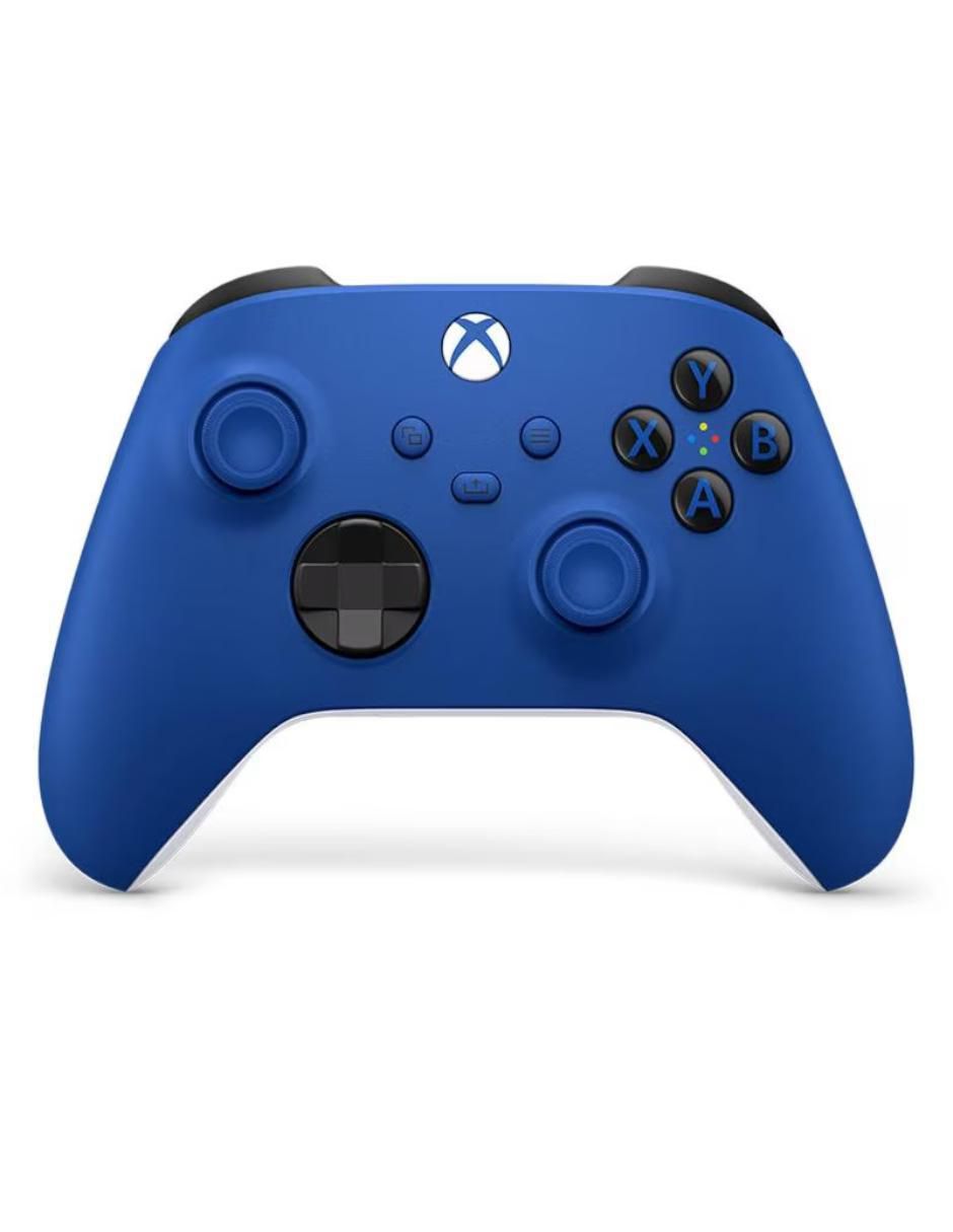 Control Microsoft shock blue inalámbrico para xbox series x