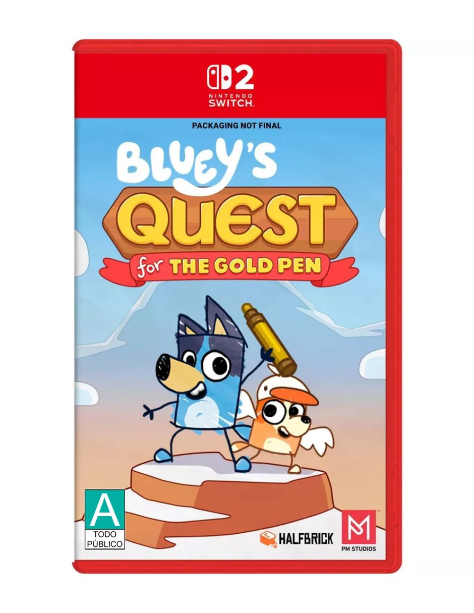 Bluey'S Quest for The Gold Pen estándar para Switch 2 1