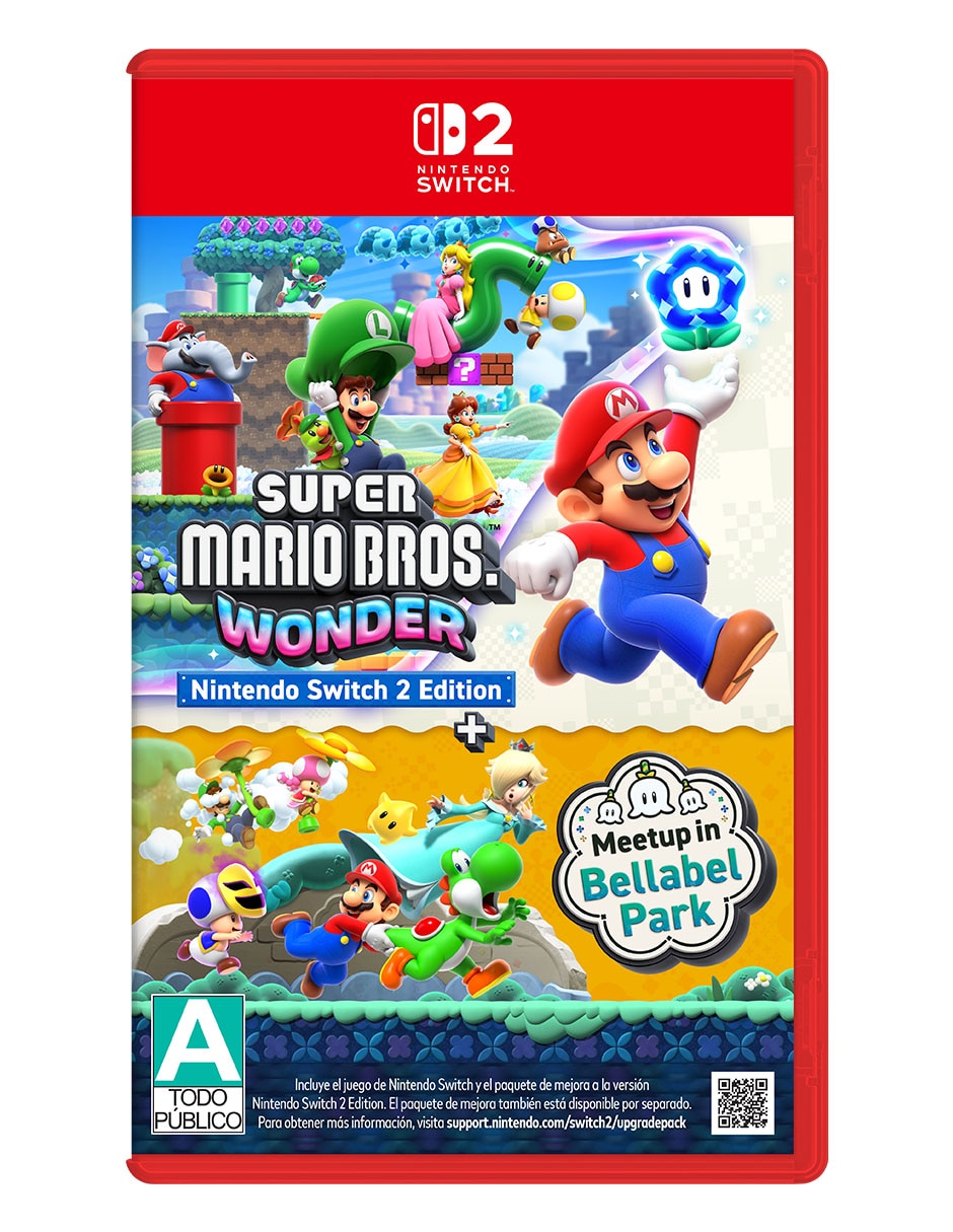 Super Mario Bros Wonder + Meetup in Bellabel estándar para Nintendo Switch 2 1