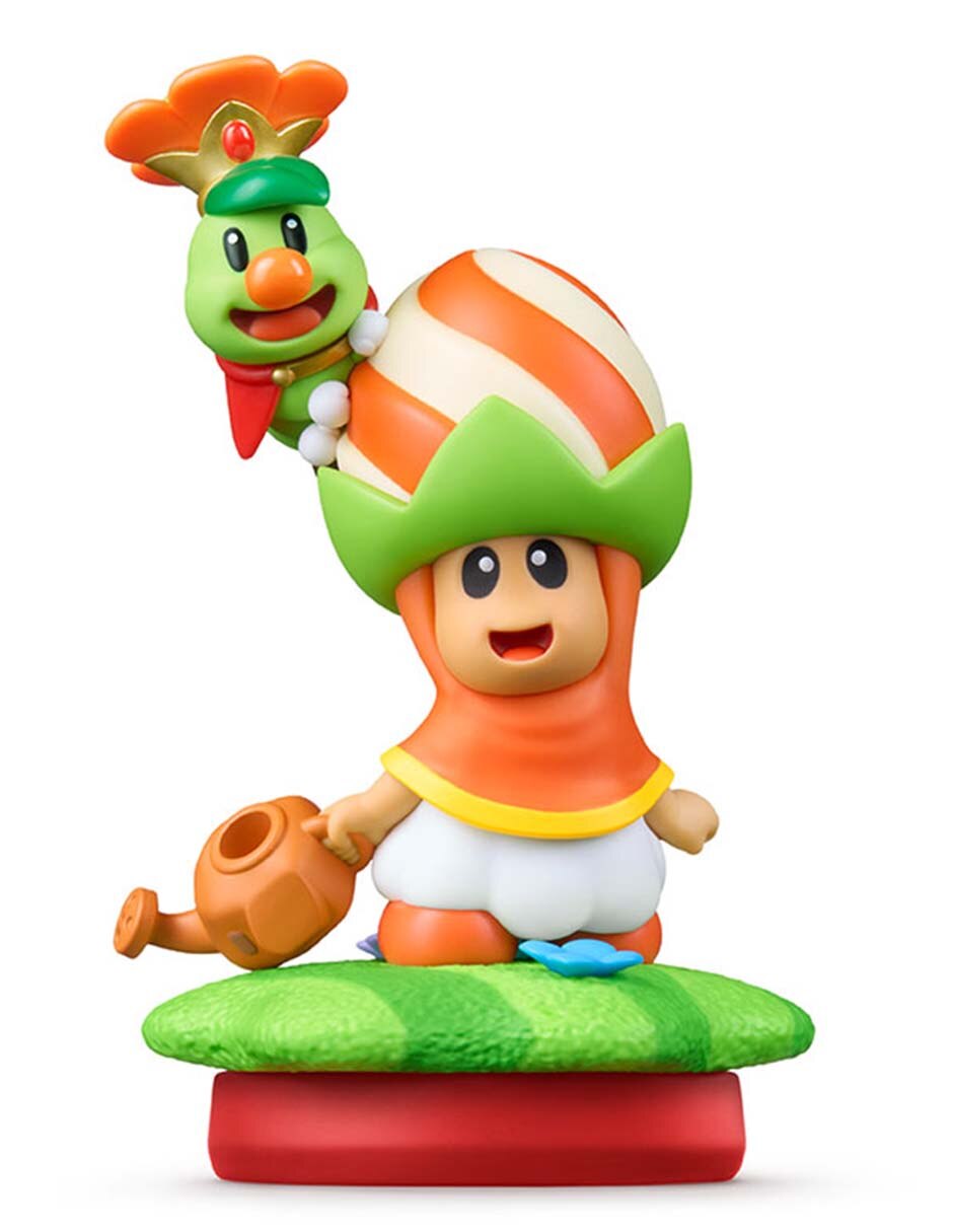 Figura Super Mario Bros. Wonder Poplin con príncipe Florian NFC