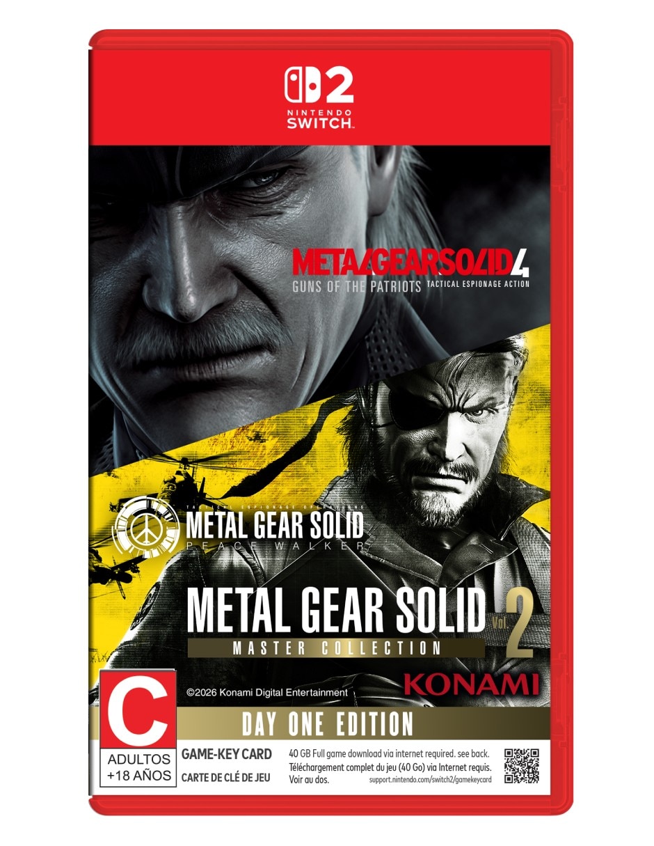 Ns2 Metal Gear Solid: Master Collection Vol 2 Day One Edition para Switch 2 1