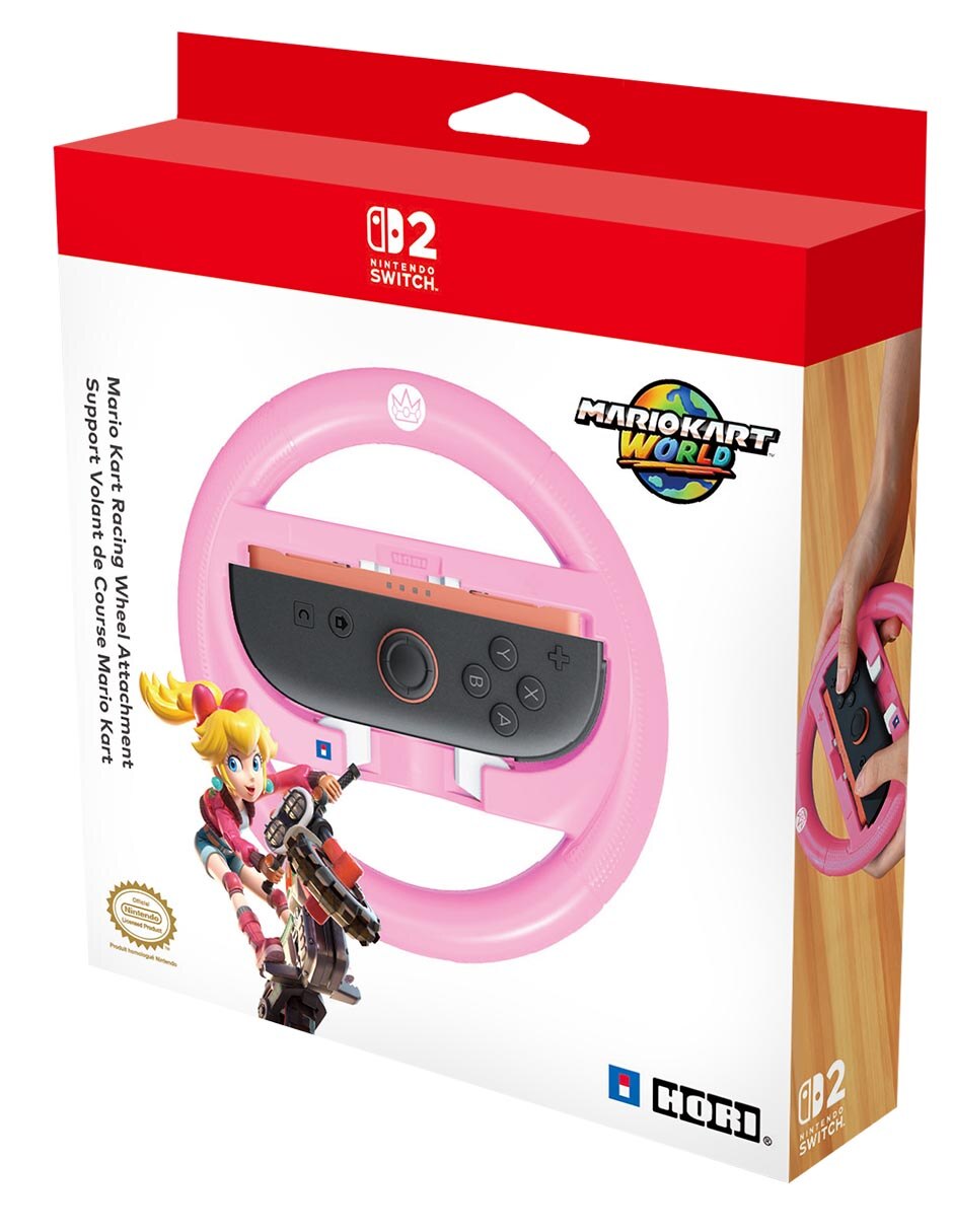 Simulador De Carrera Hori Inalámbrica Para Nintendo Switch 2 Princesa Peach