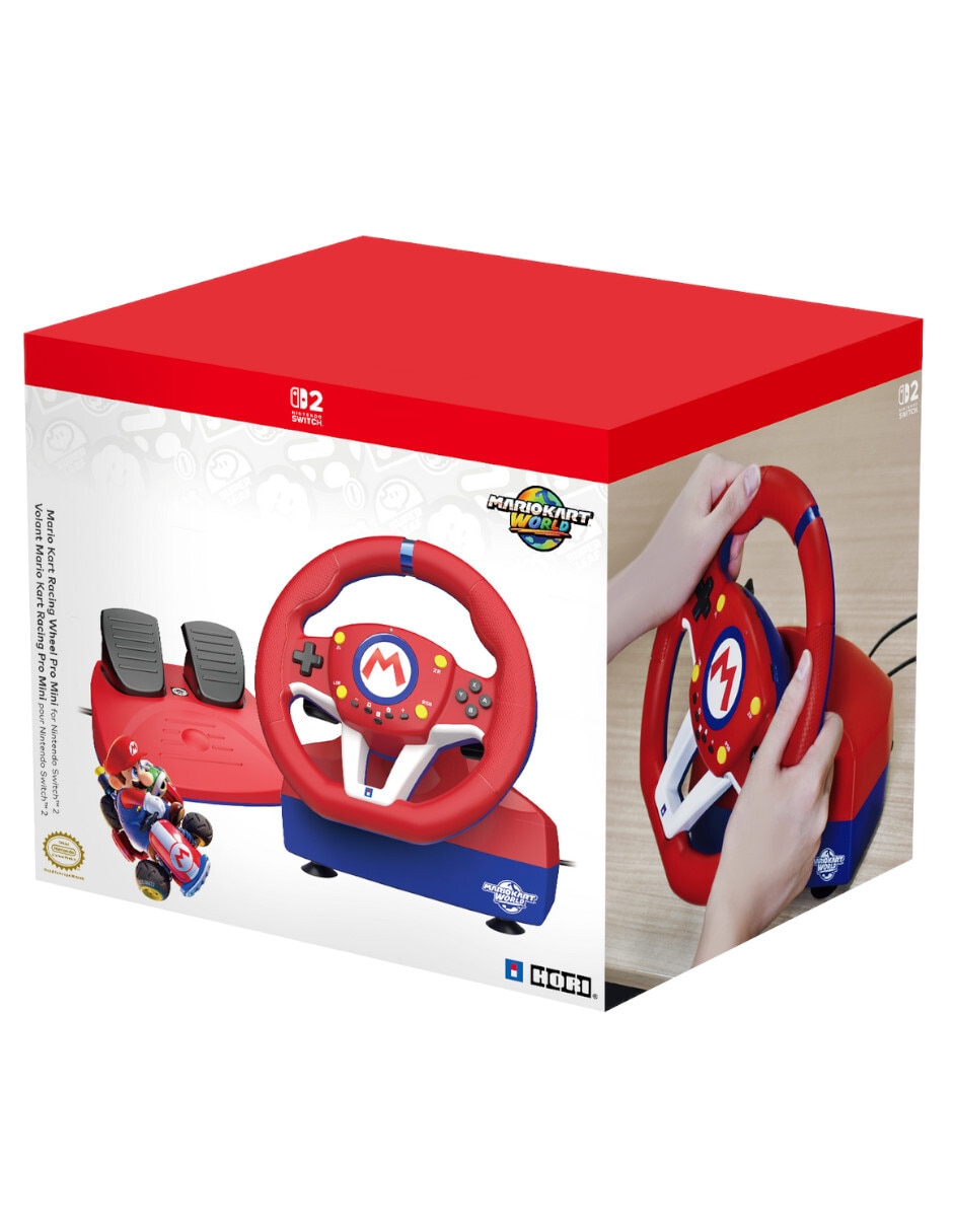 Simulador de carrera alámbrico para Nintendo Switch Mario Kart World 3