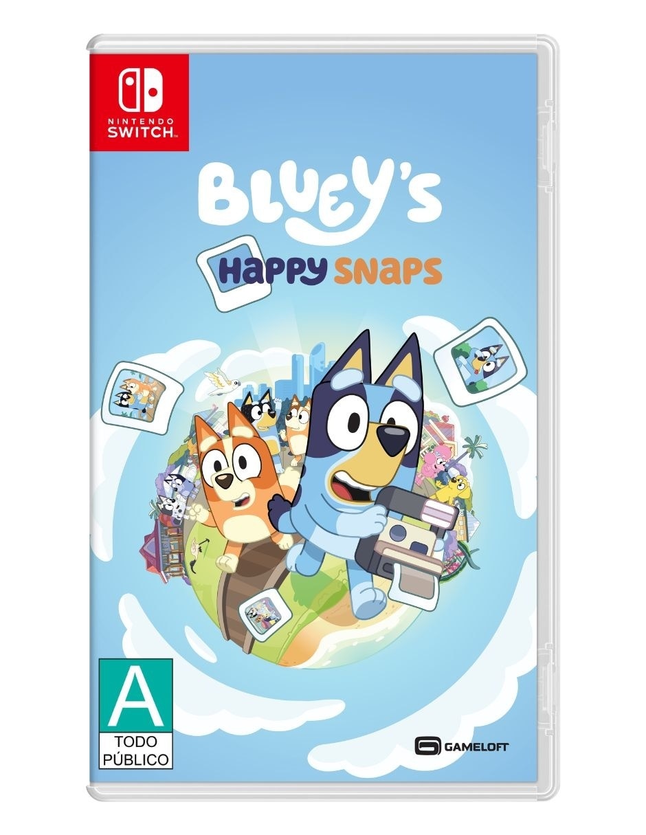 Bluey's Happy Snaps estándar para nintendo switch