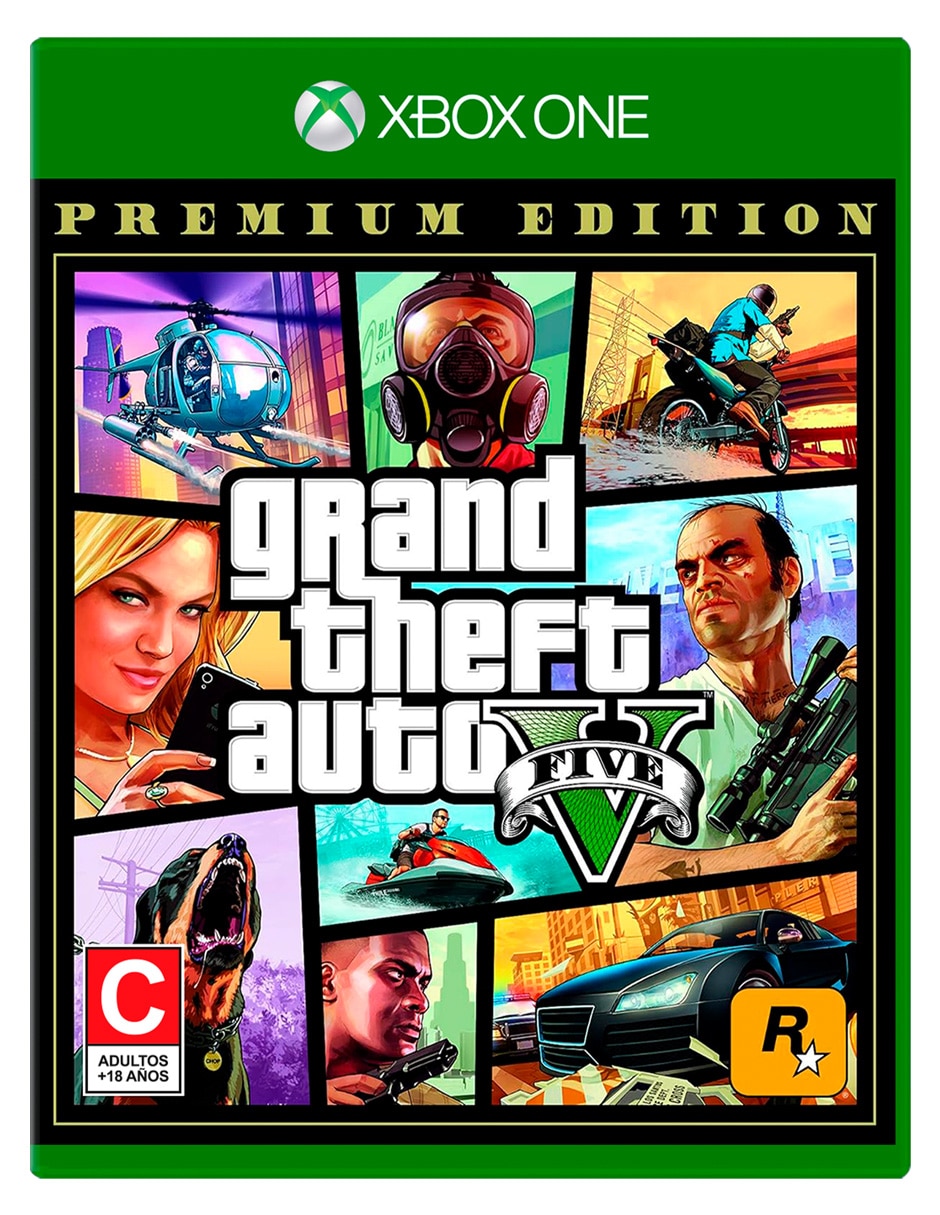 Grand theft auto v premium edition - xbox one premium para xbox one