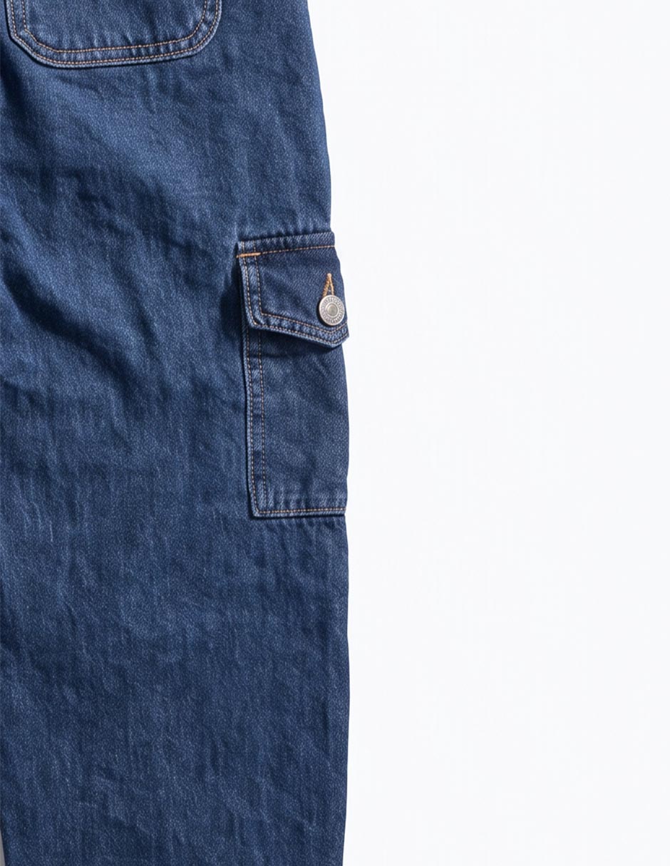 Jeans relajado lavado medio para niña 3