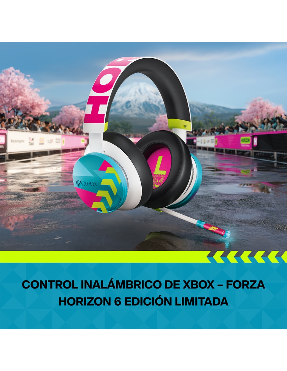 Audífonos xbox forza horizon 6 edición limitada inalámbrica