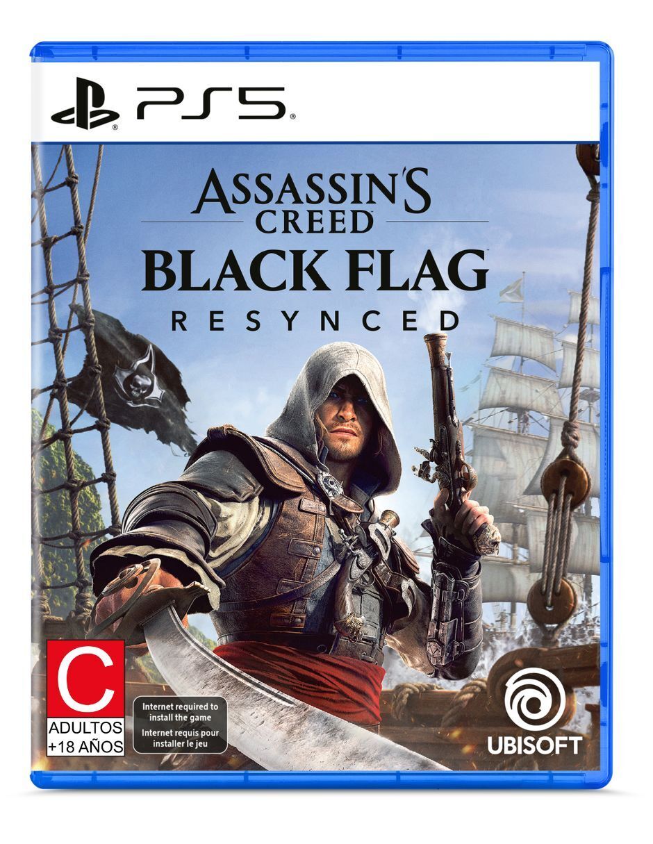 Assassin’s Creed Black Flag Resynced PS5 + Steelbook para PS5 1