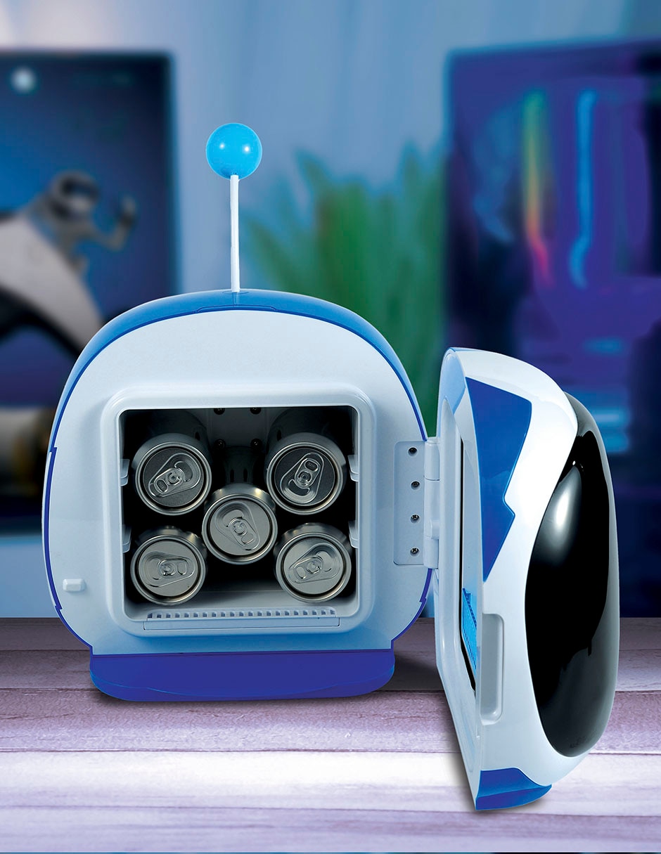 Mini refrigerador Astro Bot Figural Head 4 litros cúbicos 6