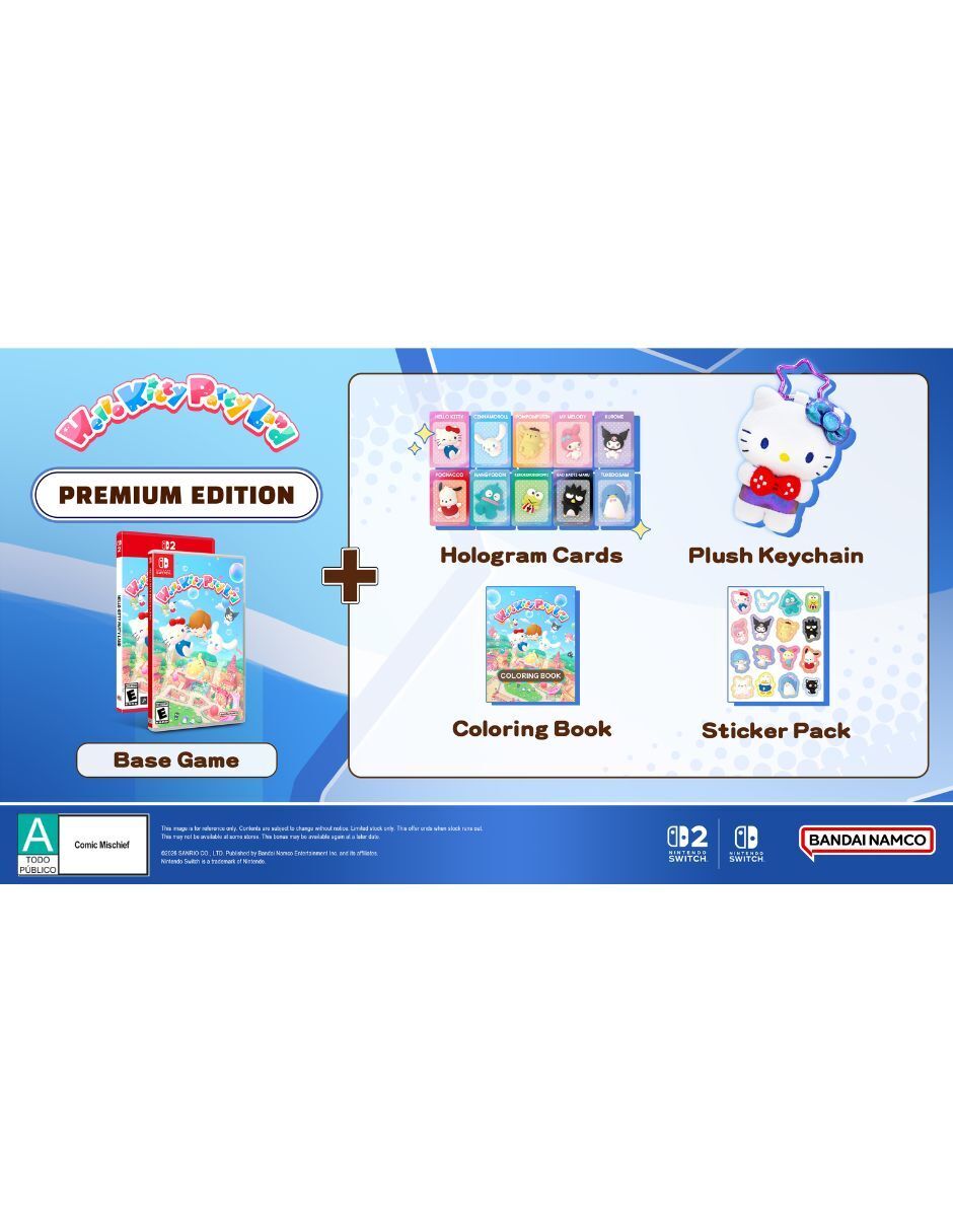 Hello Kitty Party Land bunlde para Nintendo Switch 6