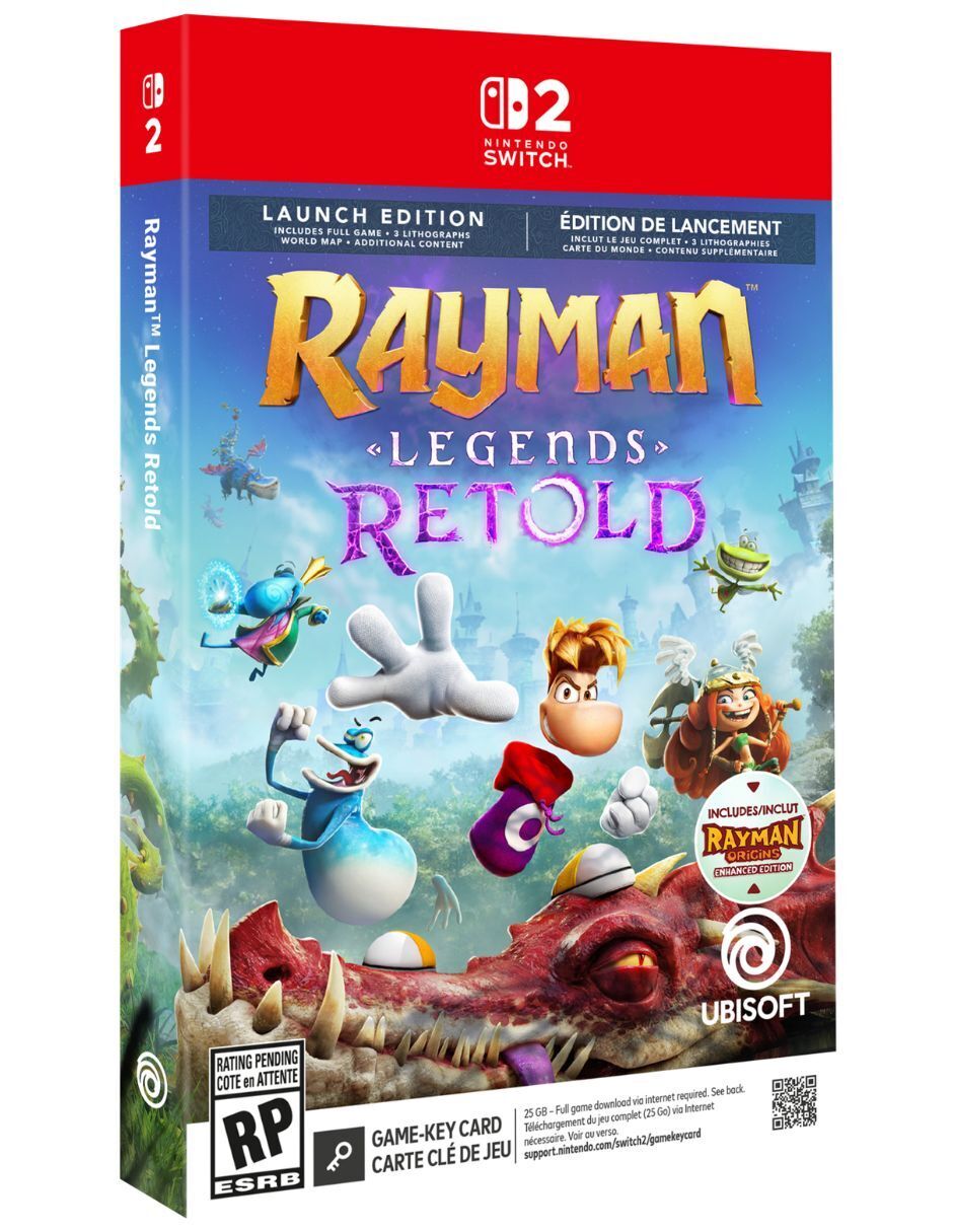 Rayman Legends Retold Launch Edition GKC NSW2 Launch para Nintendo Switch 2 1