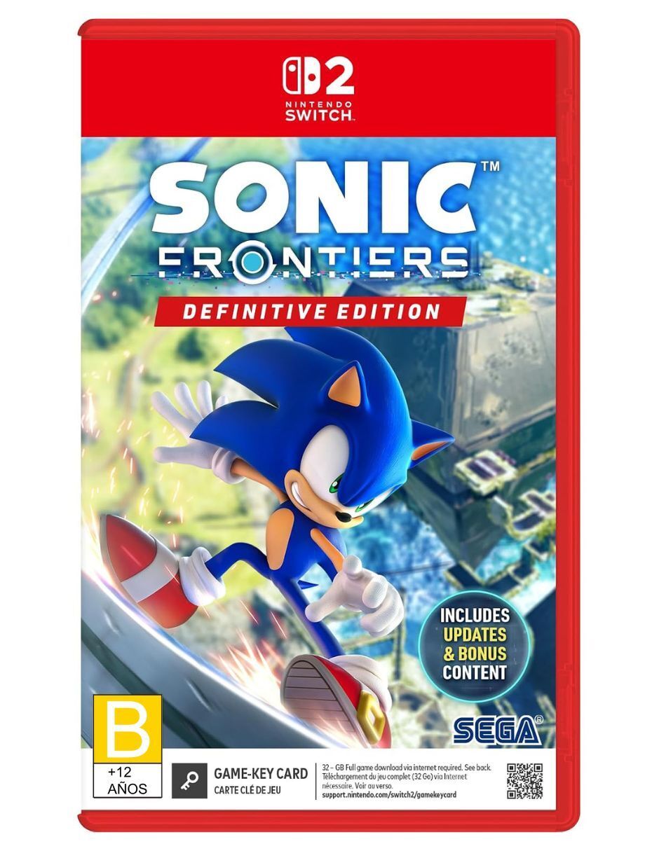 Sonic Frontiers Definitive Eedition NSW2 Nintendo para Nintendo Switch 2