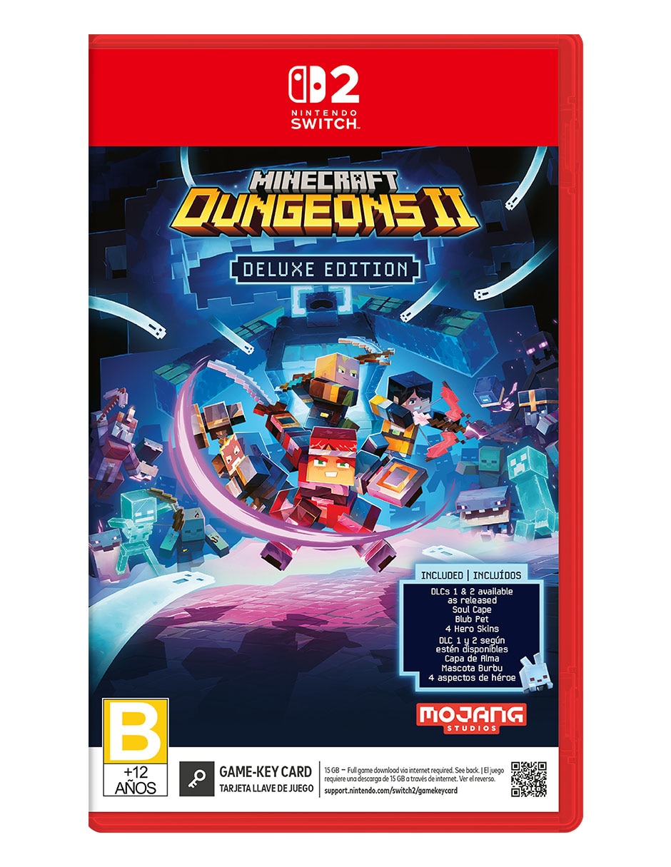 Minecraft Dungeons II NSW2 Nintedo Deluxe para Nintendo Switch 2