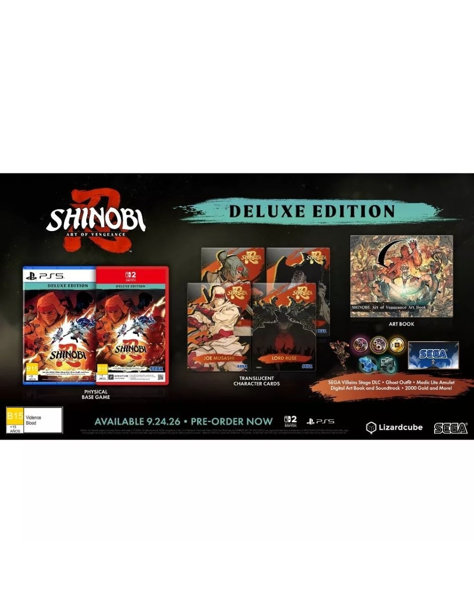 Shinobi: art of vengeance deluxe edition nsw2 deluxe 2