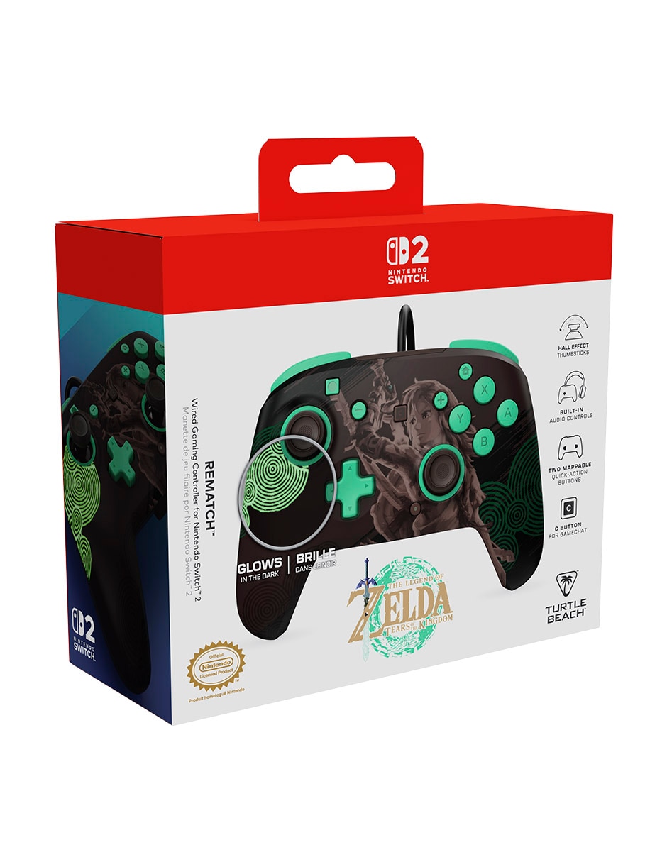 Control REMATCH TLOZ NSW2 alámbrico para Nintendo Switch 2 The Legend of Zelda 2