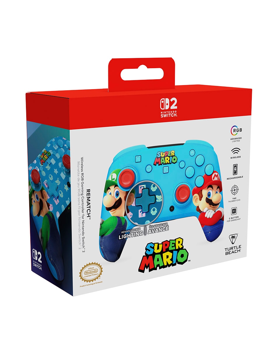 Control inalámbrico para Nintendo Switch 2 Super Mario