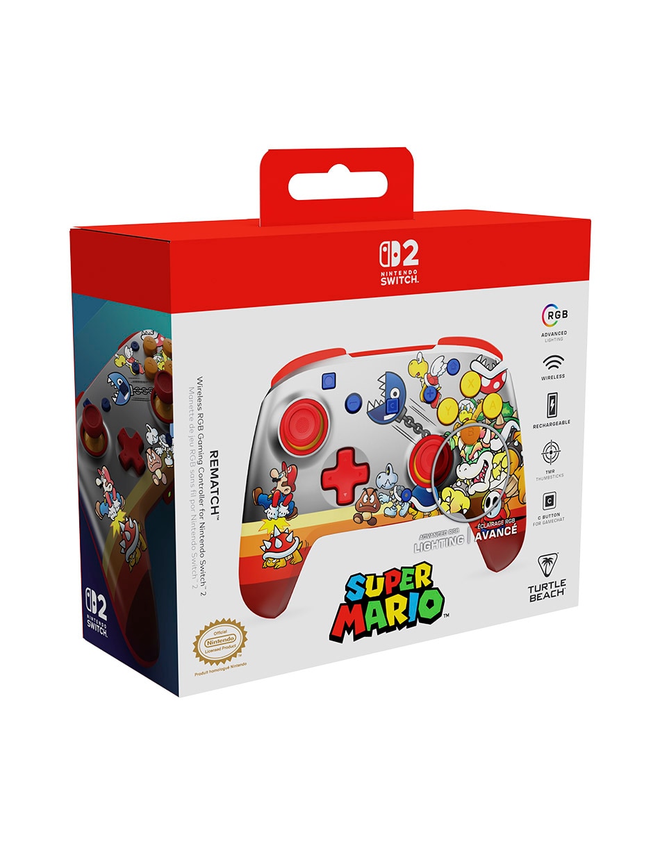 Control inalámbrico para Nintendo Switch 2 Mario Bros