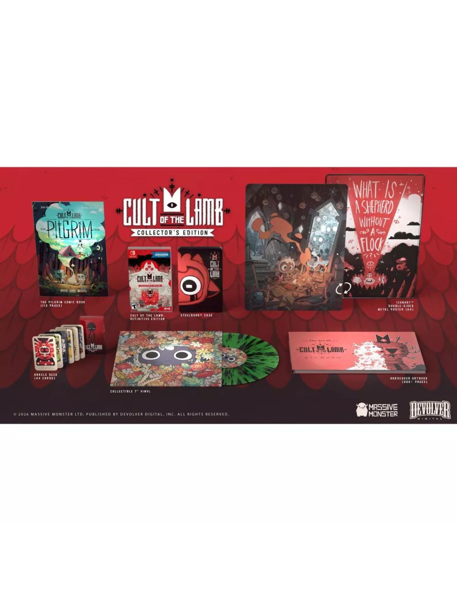 CULT OF THE LAMB COLLECTOR'S EDITION SWITCH Nintendo collectors para Nintendo Switch 2