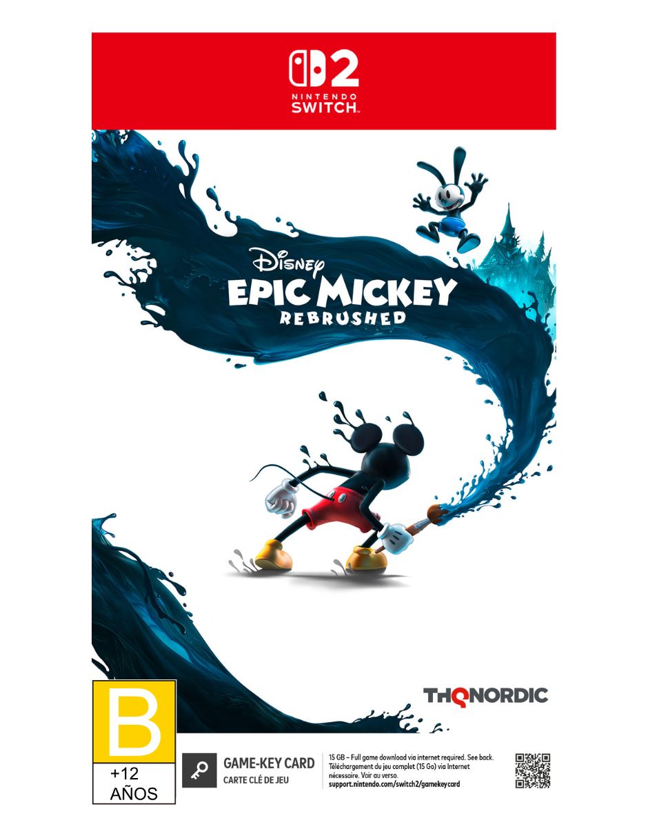 Disney Epic Mickey: Rebrushed NSW2 estándar para Nintendo Switch 2 1