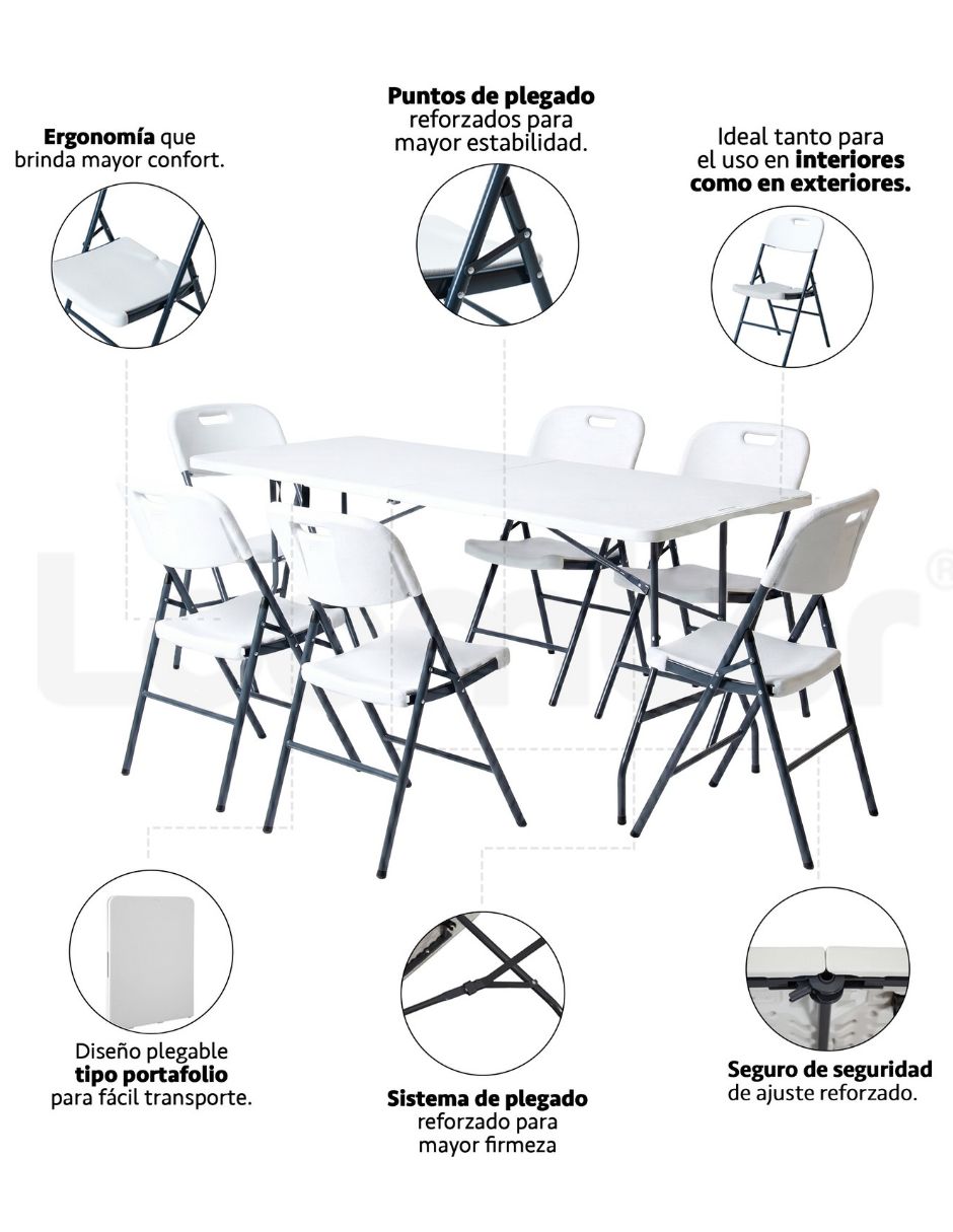 Mesa con sillas 6